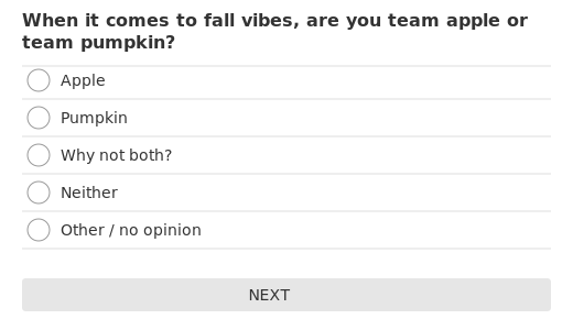 Apple or Pumpkin: Which Has Your Vote for Fall Vibes? Here’s What Americans Think