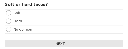 Soft or hard tacos?