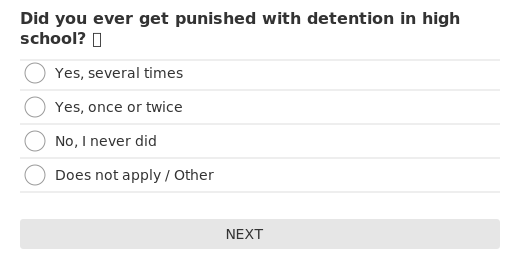 Did you ever get punished with detention in high school? 🪑