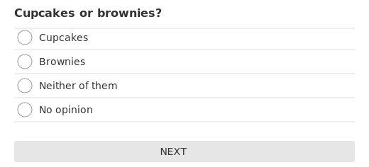 Cupcakes or brownies?